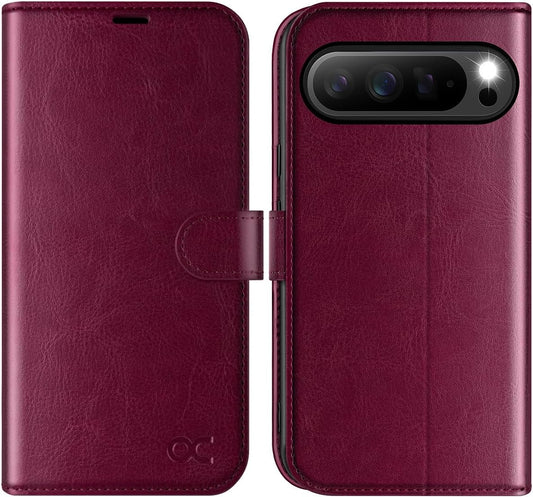 OCASE preklopni ovitek za Google Pixel 10 Pro XL (2025) – bordo