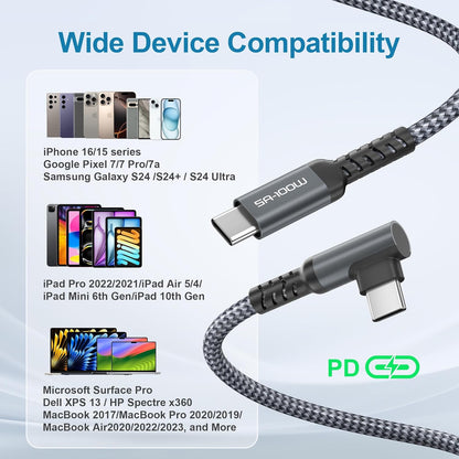 Kabel USB C v USB-C z adapterjem USB A, 2m – Basesailor