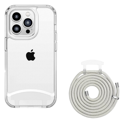 Ovitek z vrvico "Lawonda" za iPhone 13 Pro Max – Prozorna