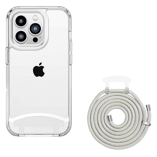 Ovitek z vrvico "Lawonda" za iPhone 13 Pro Max – Prozorna