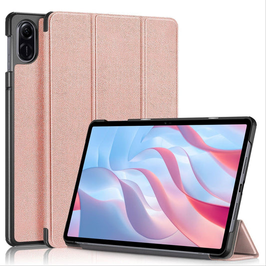 Ovitek GIOPUEY za Honor Pad X9 – preklopni ovitek s stojalom in 360° zaščito, roza zlata