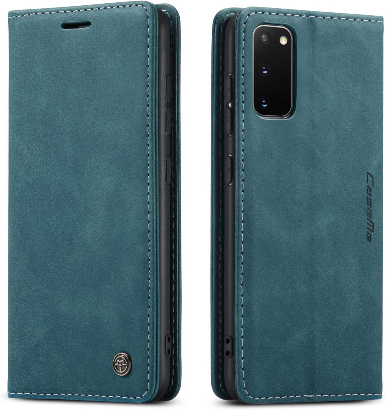 Preklopna futrola "BigCousin" za Samsung Galaxy S20 – zeleno-plava