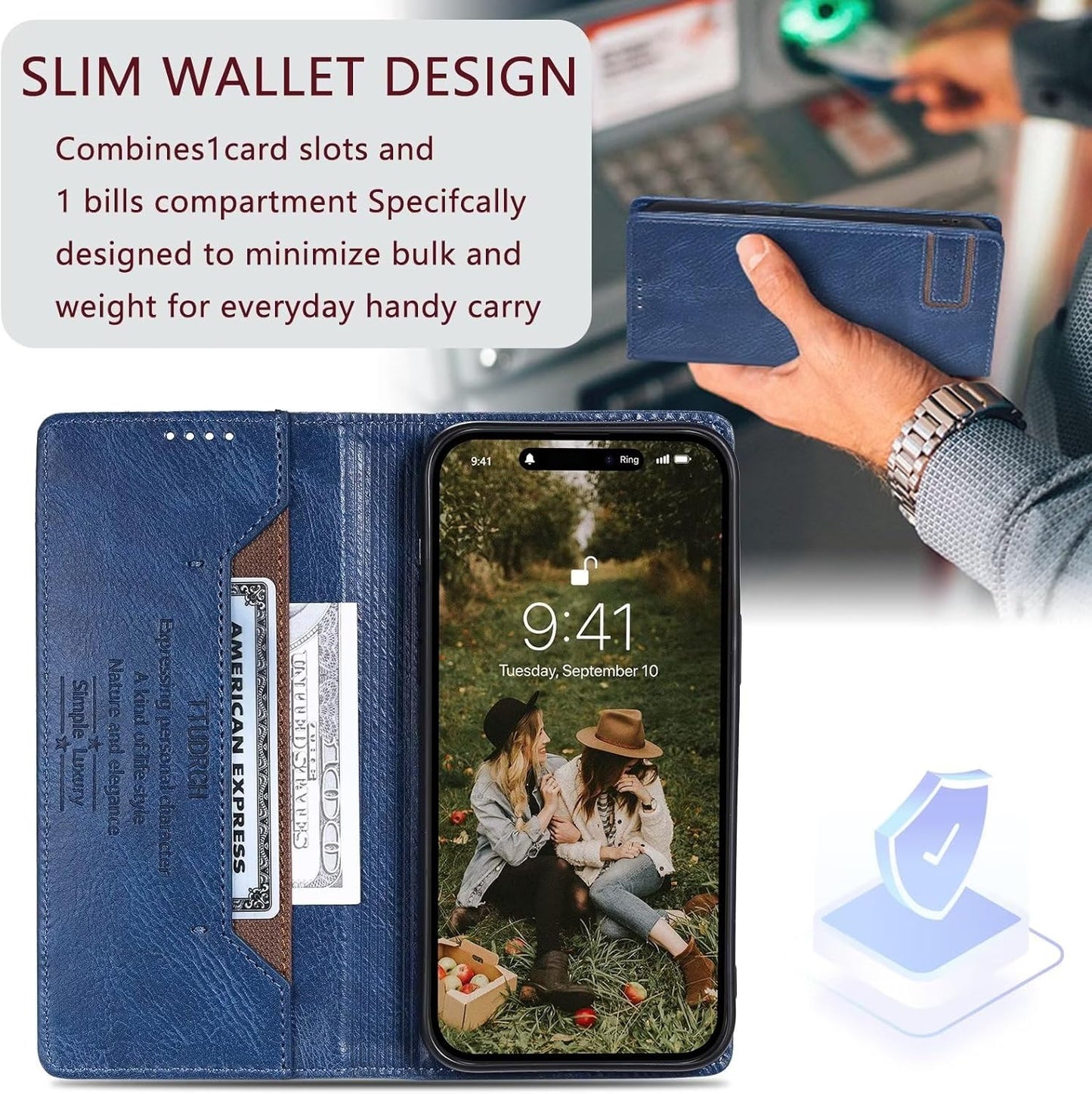 Preklopna torbica za telefon "Yiscase" iPhone 14 Pro Max