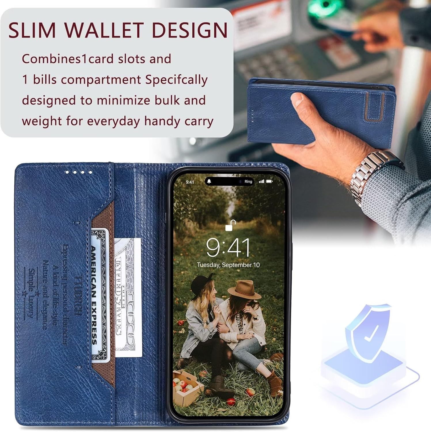 Preklopna torbica za telefon "Yiscase" iPhone 14 Pro Max