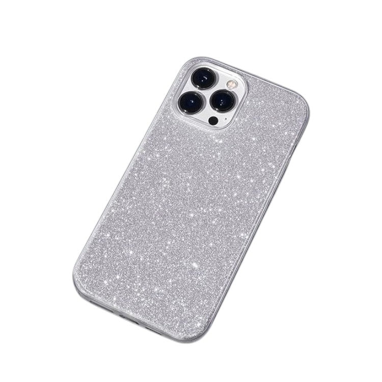 Ovitek "MATEPROX Glitter" za iPhone 14 Pro, srebrna