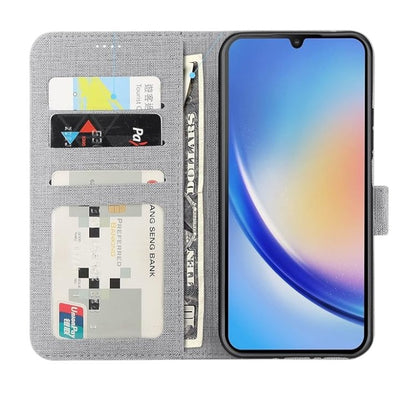 Preklopna torbica "Foluu" za Samsung Galaxy A34, siva