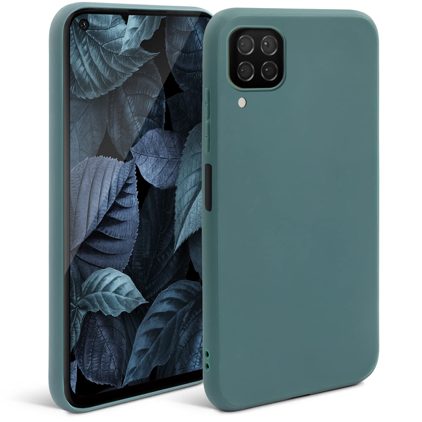 Silikonski ovitek Moozy za Huawei P40 Lite sivo modra
