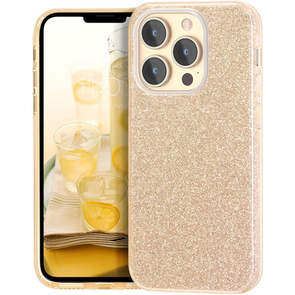 Ovitek "MATEPROX Glitter" za iPhone 13 Pro, zlata
