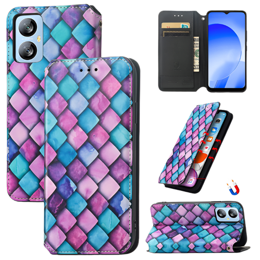 Preklopna torbica za telefon "card slots" Blackview A52 – Infostyle – Vijolična