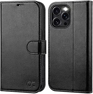 OCASEpreklopniovitekzRFIDzaščitozaiPhone16ProMax-črna