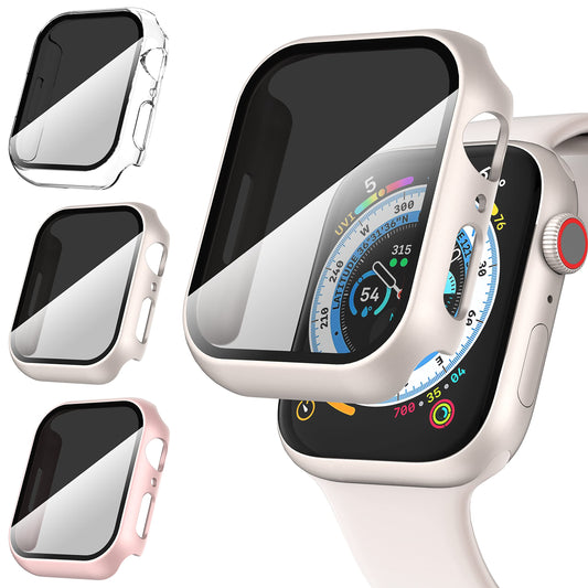 Komplet 3 zašèit za ohišje in zaslon Apple Watch 41 mm Privacy