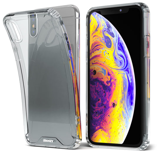 Moozy Xframe ovitek za iPhone X / XS prozorna