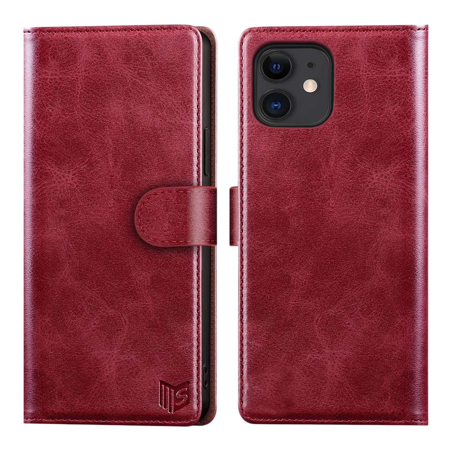 Preklopna torbica "SUANPOT" iPhone 11 6.1" – Infostyle – Rdeča