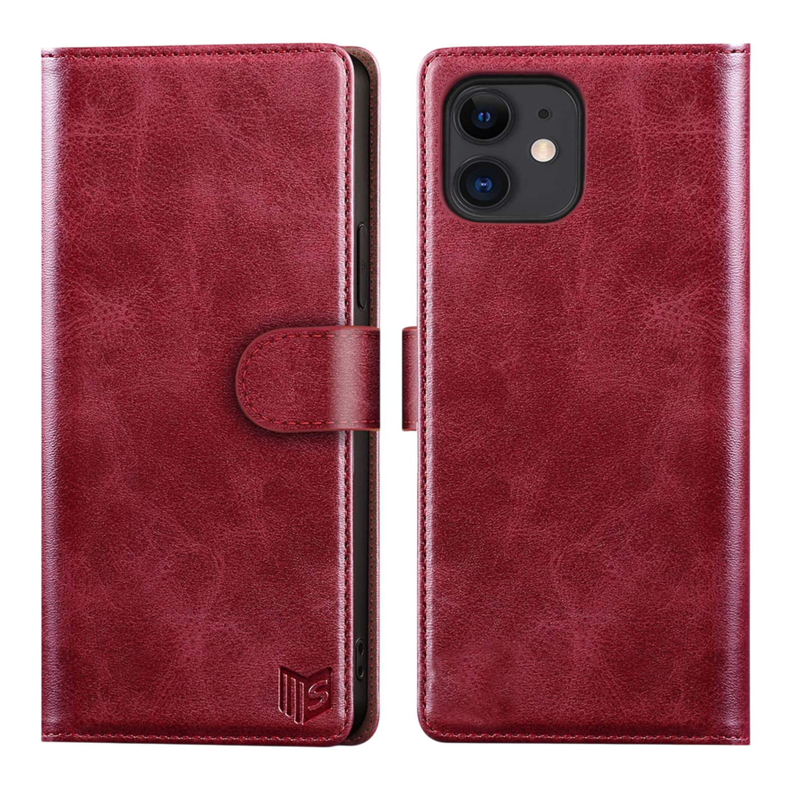 Preklopna torbica "SUANPOT" iPhone 11 6.1" – Infostyle – Rdeča