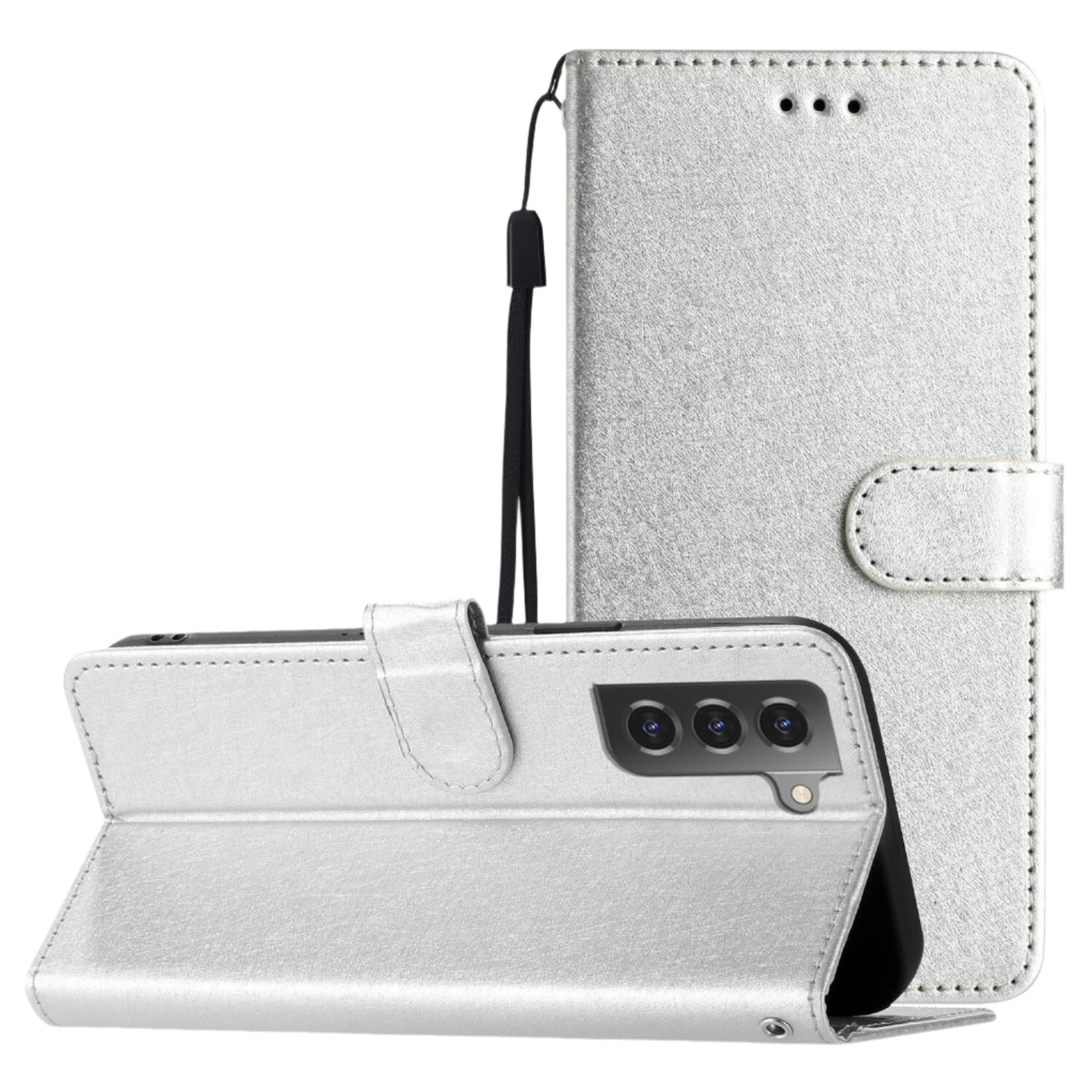 Preklopna torbica "Infostyle" Samsung Galaxy S24 Plus – Srebrna