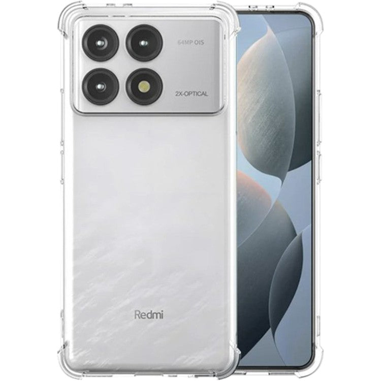 Ovitek za telefon "Antischock" za Xiaomi Poco F6 Pro, prozoren – Infostyle