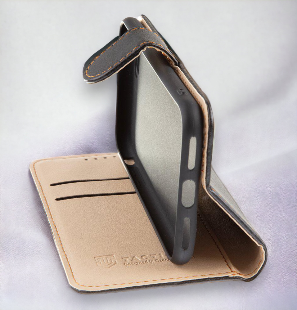 Preklopna torbica Tactical "Field Notes" za Realme 9 5G / 9 Pro - črna