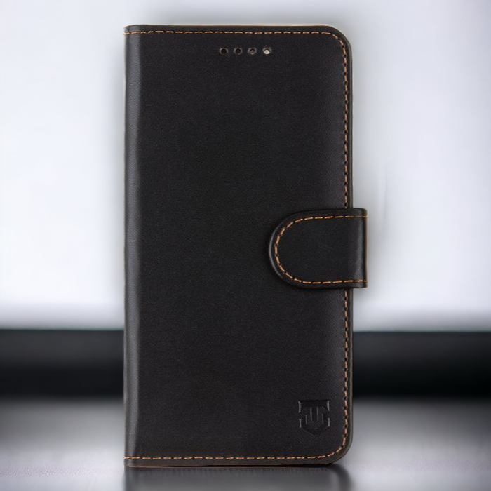 Preklopna torbica Tactical "Field Notes" za Nokia G22 - črna – Črna / Umetno usnje + PC
