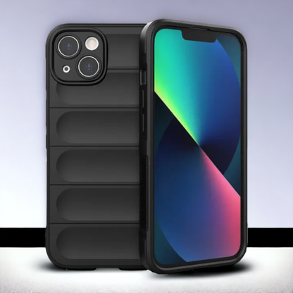 Silikonski ovitek "Valovi" za iPhone 12 Pro – Infostyle – Bela / TPU silikon