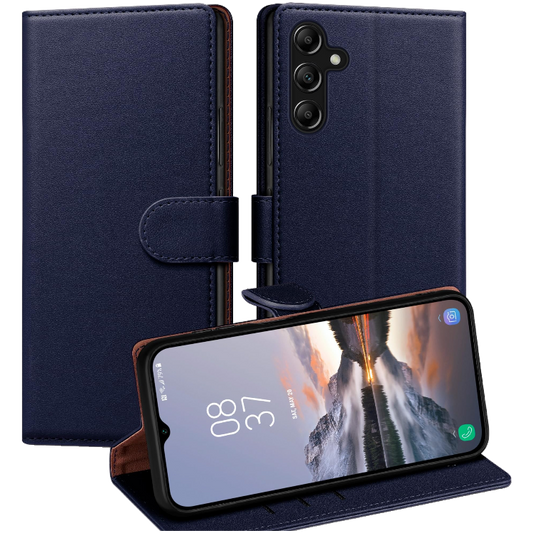 Preklopna torbica "RingPi" Samsung Galaxy A14 – Infostyle – Modra