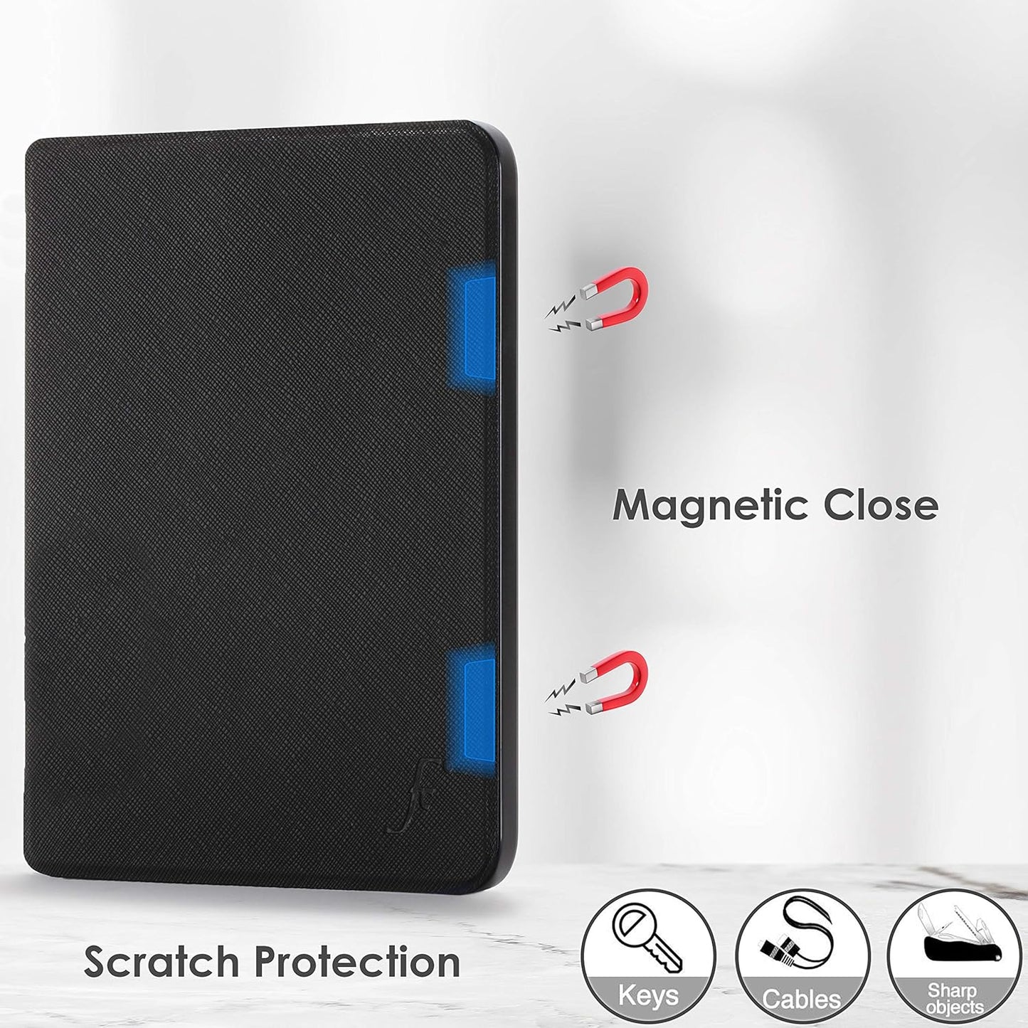 Forefront Cases etui za Tolino Shine 4 (2022) 6" – crna