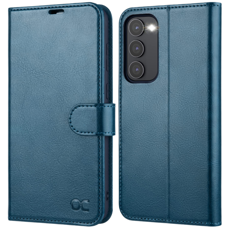 Preklopna torbica za telefon "OCASE" Samsung Galaxy S23 – Modra