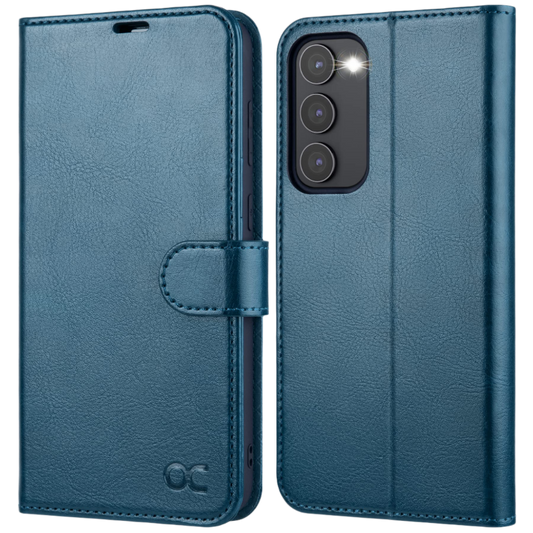 Preklopna torbica za telefon "OCASE" Samsung Galaxy S23 – Modra