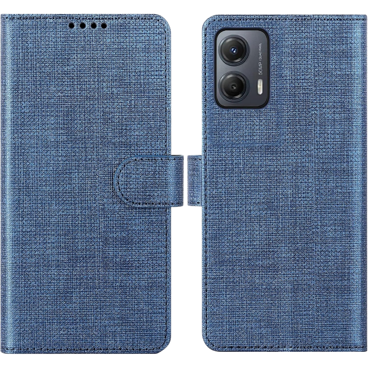 Preklopna torbica "Foluu" za Motorola Moto G53 5G, modra – Modra
