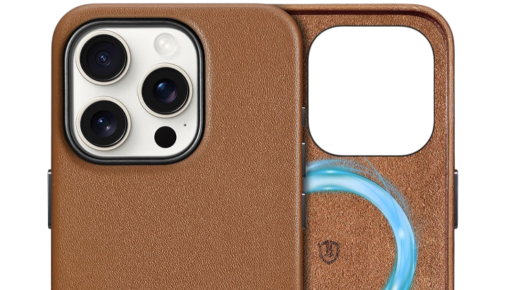 Ovitek za telefon ''Shieldon'' iPhone 16 Pro Max – Infostyle – Rjava