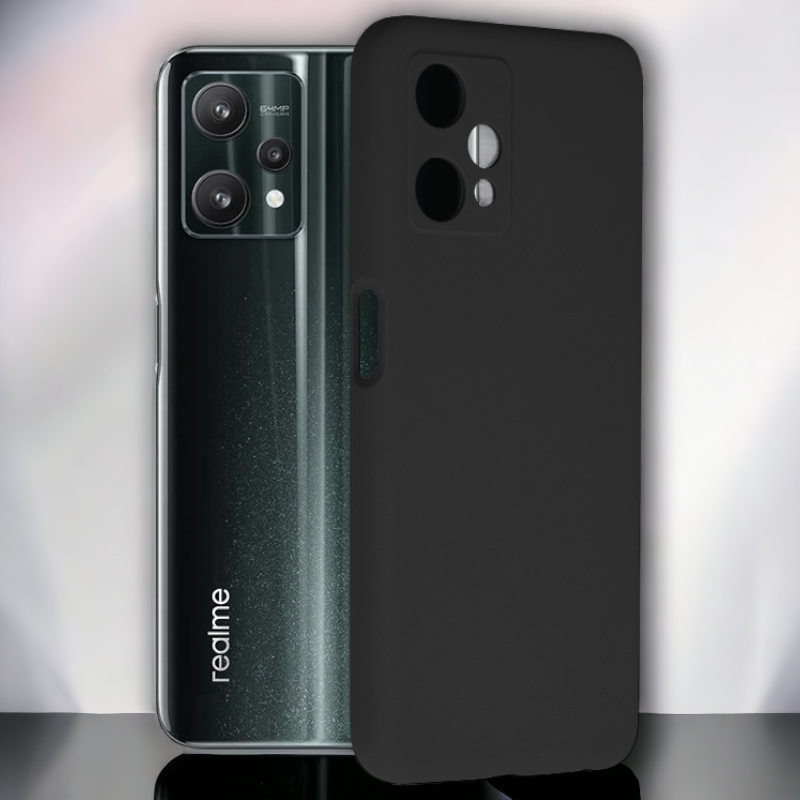 Silikonski ovitek "Soft Edge" za Realme 9 5G / 9 Pro – Techsuit – Črna / TPU silikon