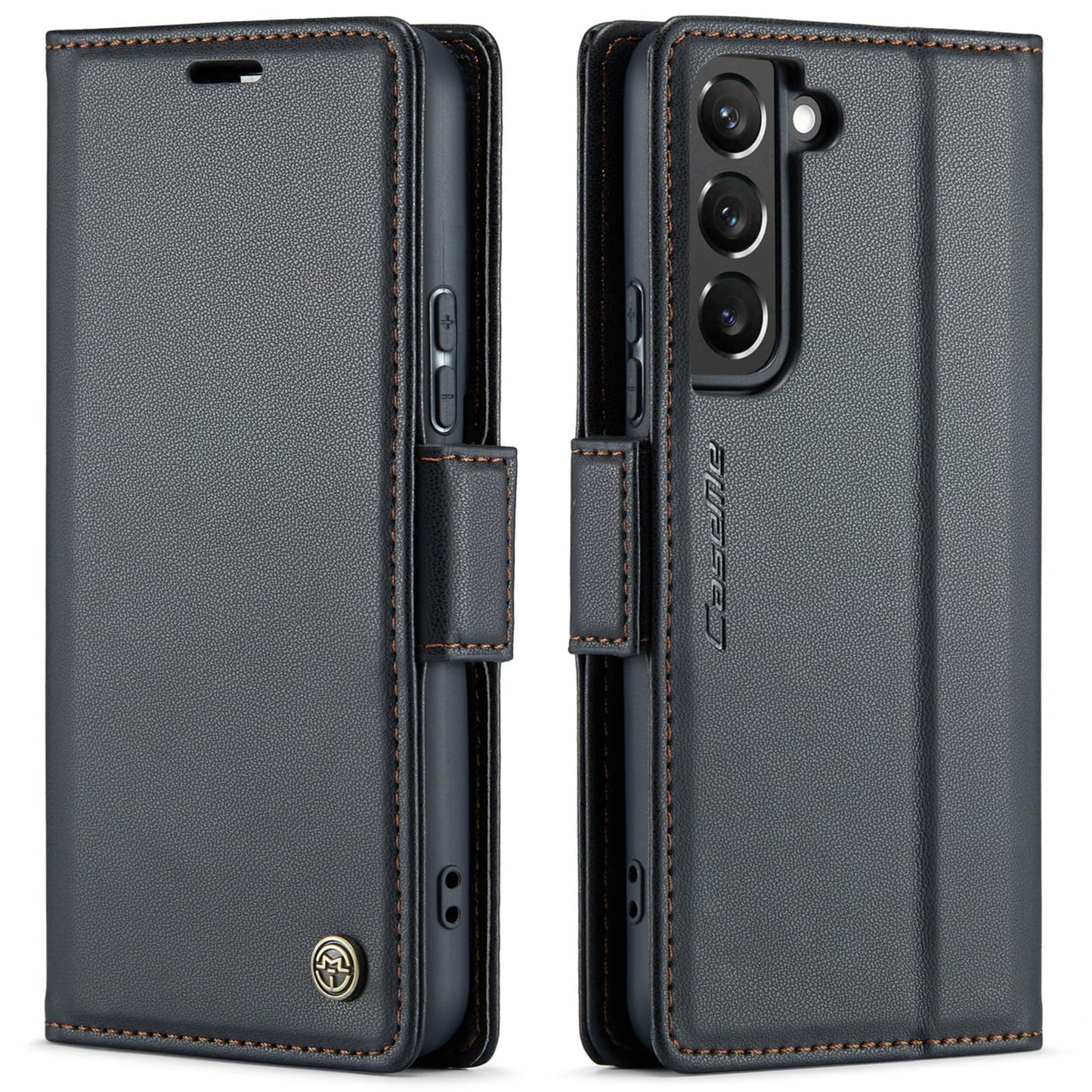 CASEME preklopna torbica za Samsung Galaxy S22, crna