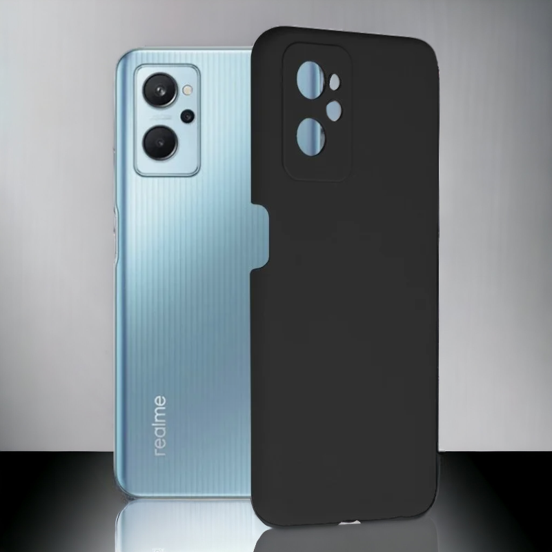 Silikonski ovitek "Soft Edge" za Oppo A76 – Techsuit – Črna / TPU silikon