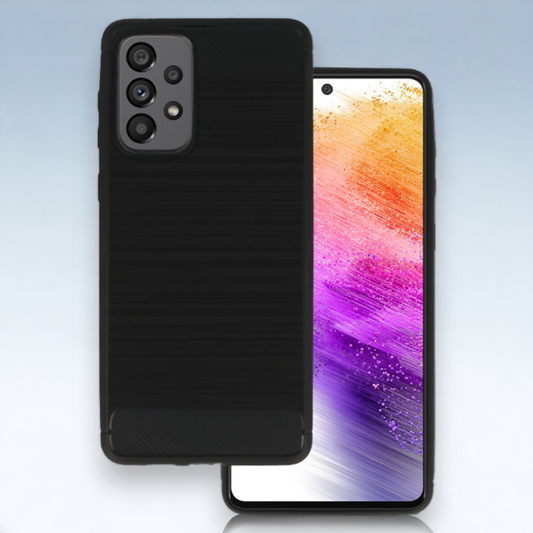 Silikonski ovitek "carbon lite" za Samsung Galaxy A32 4G - Črna – Infostyle – Črna / TPU silikon