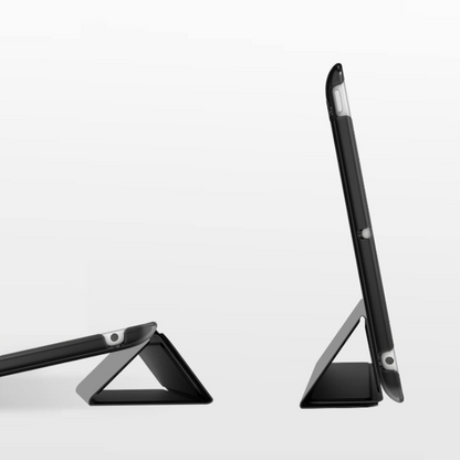 Preklopna torbica "Translucent" za tablični računalnik Apple iPad 2/3/4 – JETech – Siva / PC + mikrovlakna