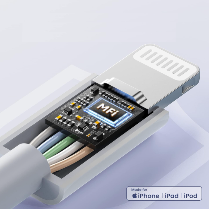 Polnilni in podatkovni kabel "Rampow" iz USB - lightning
