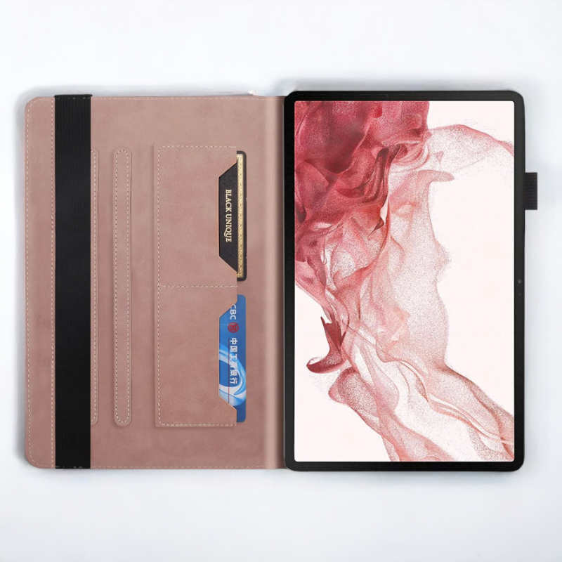 Preklopna torbica "Leaves" za tablični računalnik Samsung Galaxy Tab S8 Plus 2022/S7 Fe 2021/S7 plus 2020 12.4" – Infost