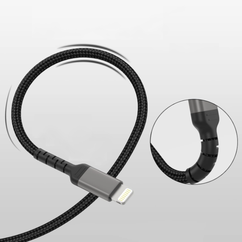 Polnilni in podatkovni kabel "Nylon Braided" 2m USB - lightning (2 kosa) – Adilift