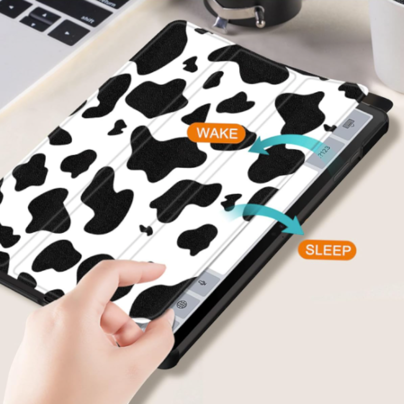 Preklopna torbica "Cow" za tablični računalnik Samsung Galaxy Tab S9 Plus 12.4" 2023 – Infostyle