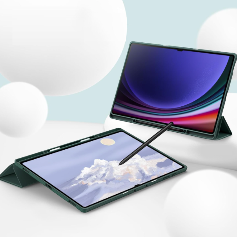 Preklopna torbica za tablični računalnik Samsug Galaxy Tab S9 Ultra z držalom za pisalo – JETech