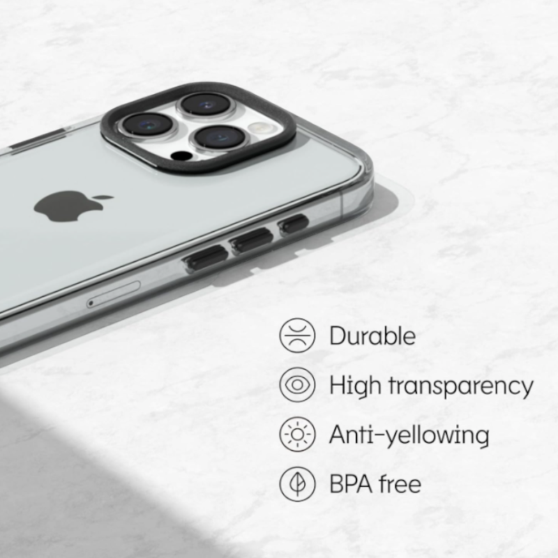 Ovitek "Crystal Clear " za iPhone 15 – RhinoShield