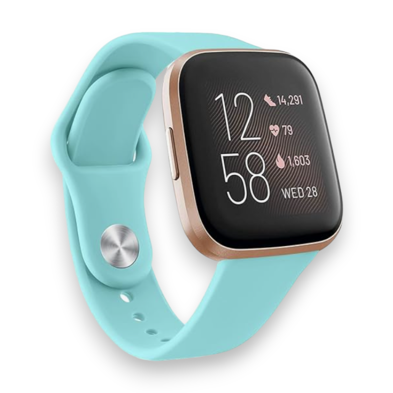 Silikonski pašček "Vancle" za Fitbit Versa 2/Versa/Versa Lite – Infostyle – Siva