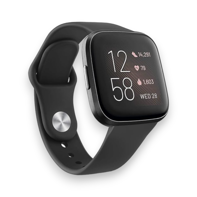 Silikonski pašček "Vancle" za Fitbit Versa 2/Versa/Versa Lite – Infostyle – Pastelno vijolična