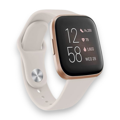 Silikonski pašček "Vancle" za Fitbit Versa 2/Versa/Versa Lite – Infostyle – Temno modra