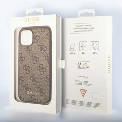 Ovitek Guess "brown" za iPhone 14 Plus/ 15 Plus (GUHCP14MG4GFBR)