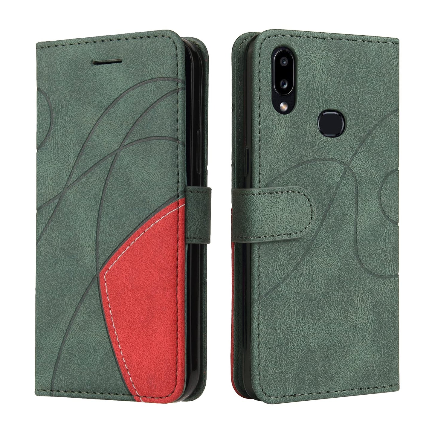 Preklopna torbica za Samsung Galaxy S20 Plus iz umetnega usnja – zelena