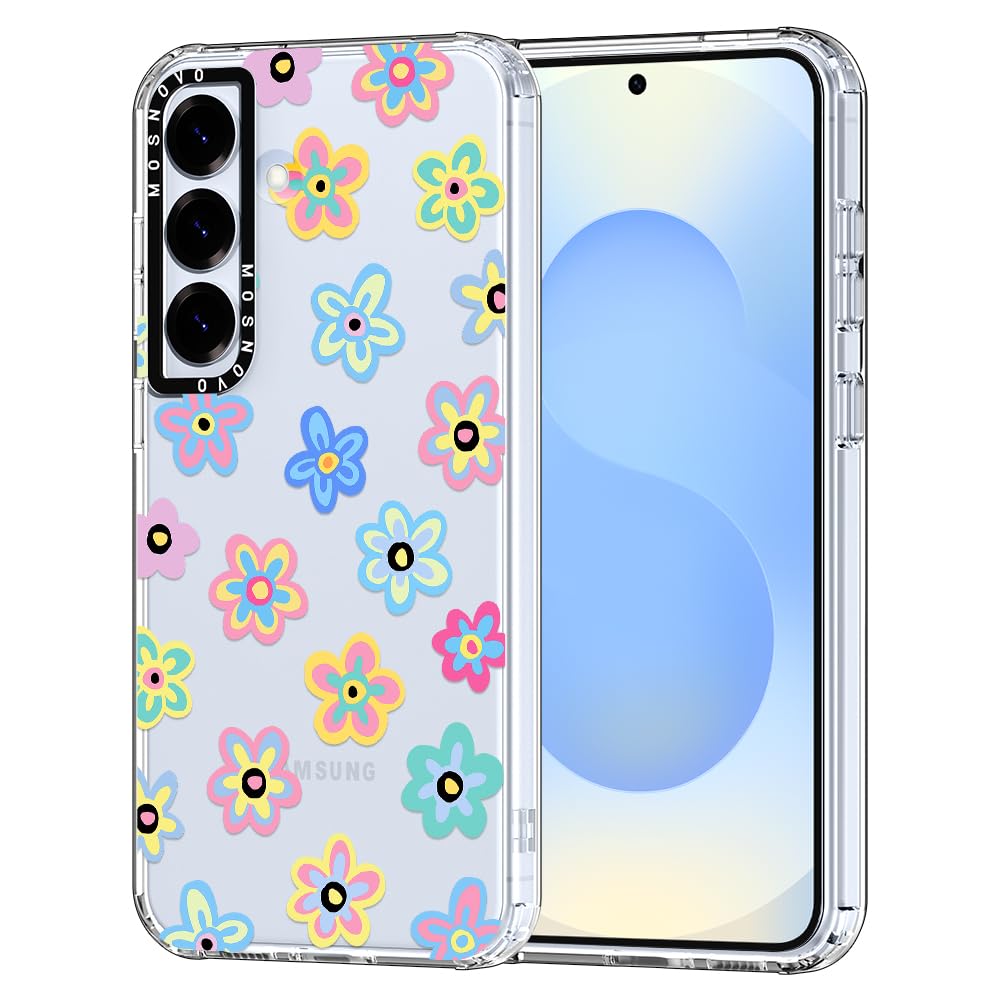 Ovitek MOSNOVO Samsung Galaxy S25 Plus Groovy Flower