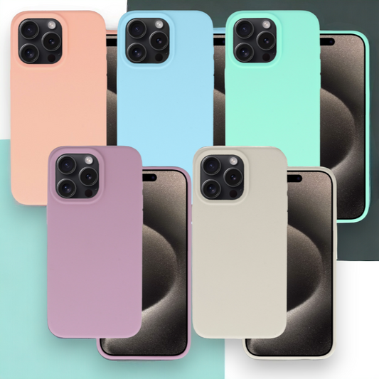 Silikonski ovitek "Soft Lite" za Samsung Galaxy A15 – Infostyle – Svetlo oranžna / Silikon
