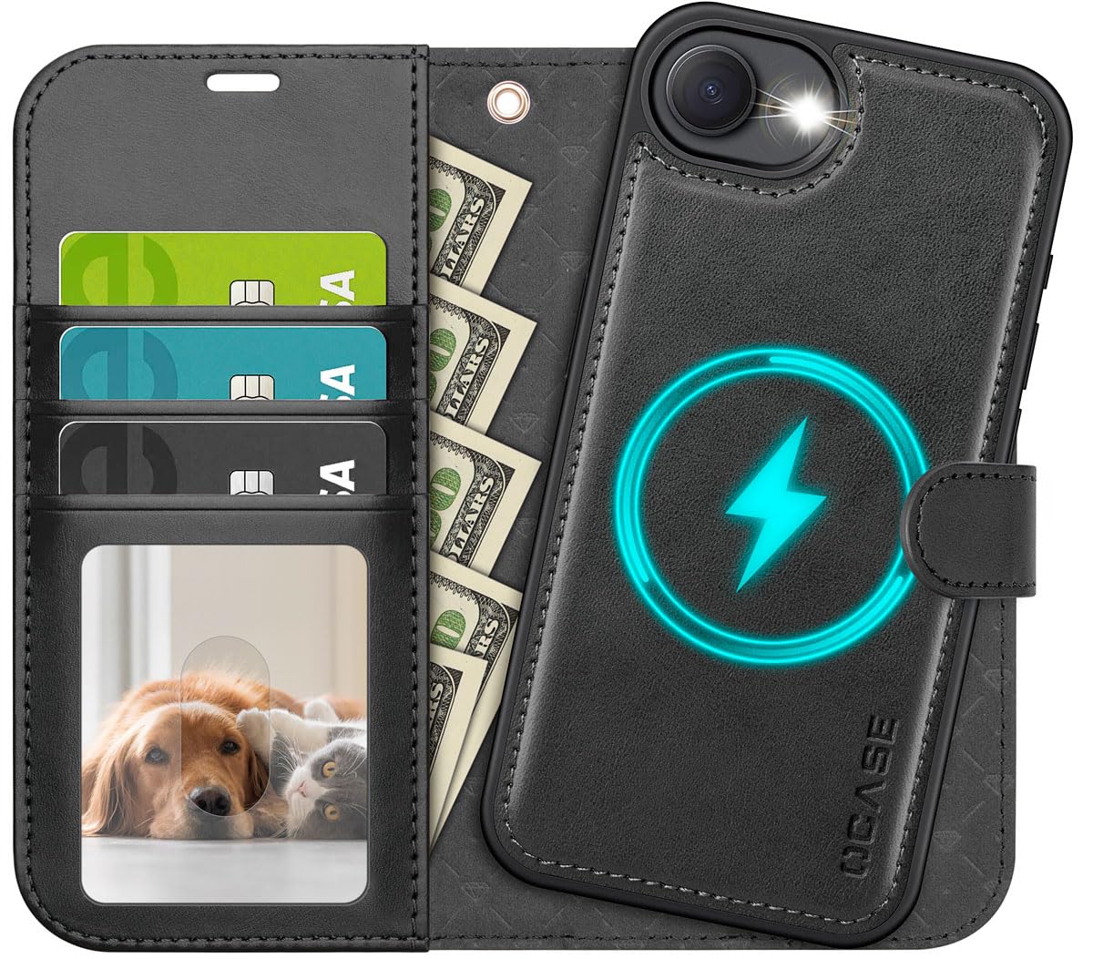 OCASE2-v-1ovitekdenarnicaza iPhone16e-grafitni