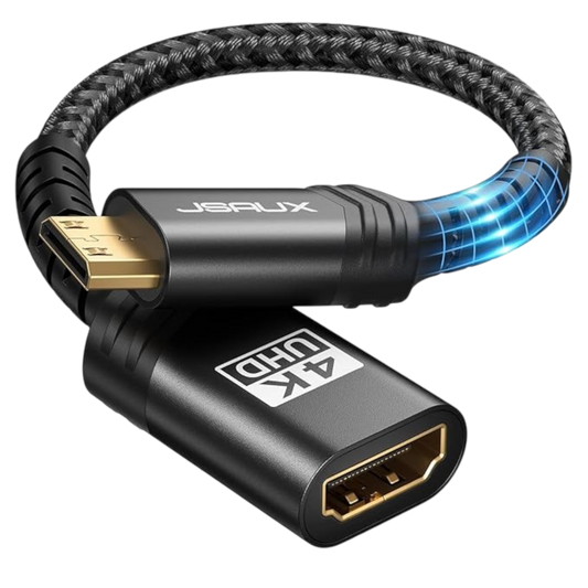 Adapter Mini HDMI na HDMI, črna – JSAUX