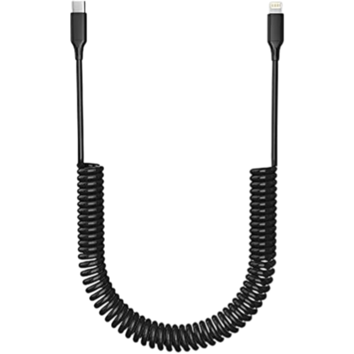 Polnilni in podatkovni kabel USB C v Lightning 0.4m, črna – Infostyle – Črna